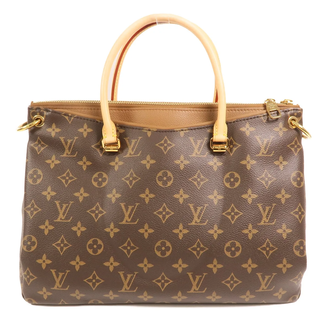LOUIS VUITTON Pallas M40907 2-Way Bag Coated Canvas 棕色 / Brown Coated Canvas Rank A - Thumbnail 2