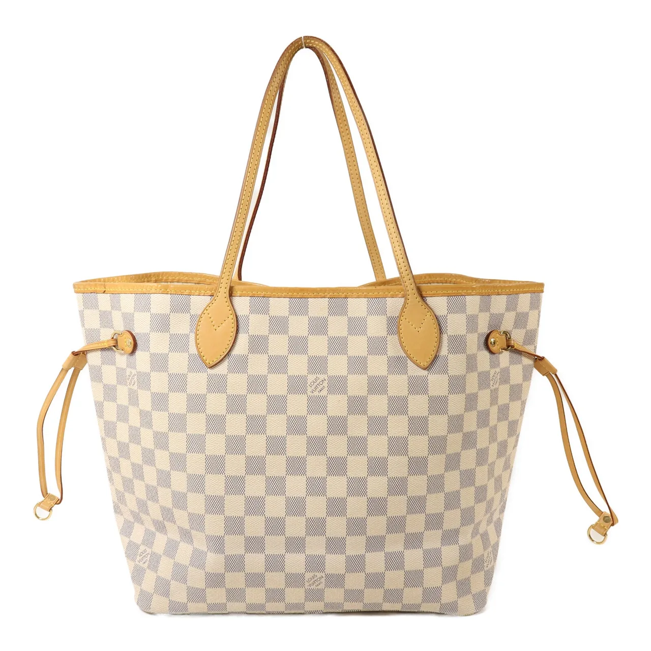 LOUIS VUITTON Neverfull N51107 Tote Bag Coated Canvas 白色 / White Coated Canvas Rank B - Thumbnail 2