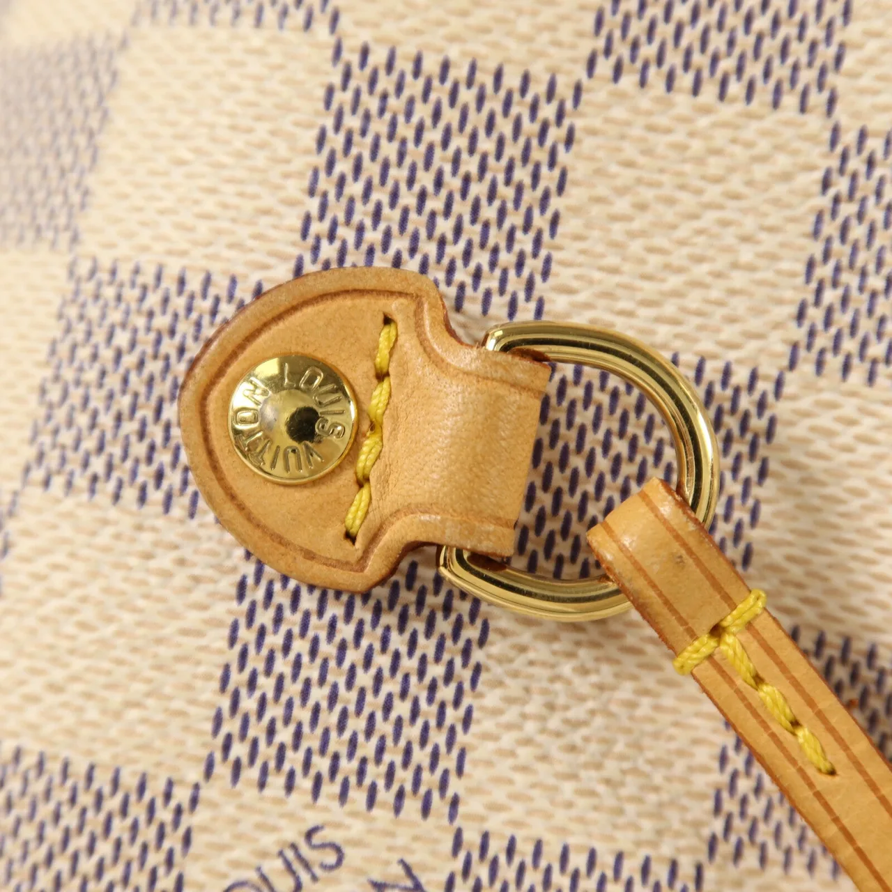 LOUIS VUITTON Neverfull N51107 Tote Bag Coated Canvas 白色 / White Coated Canvas Rank B - Thumbnail 10