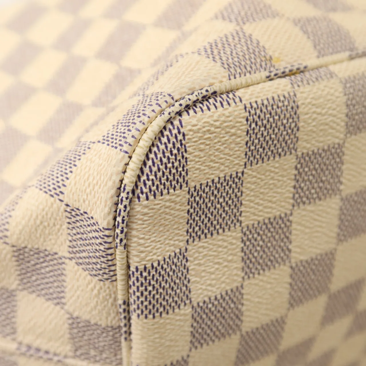 LOUIS VUITTON Neverfull N51107 Tote Bag Coated Canvas 白色 / White Coated Canvas Rank B - Thumbnail 11