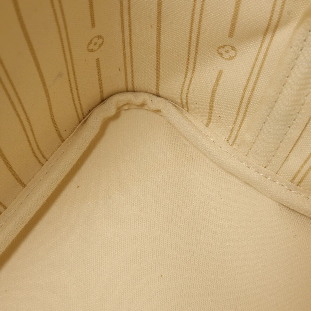 LOUIS VUITTON Neverfull N51107 Tote Bag Coated Canvas 白色 / White Coated Canvas Rank B - Thumbnail 16