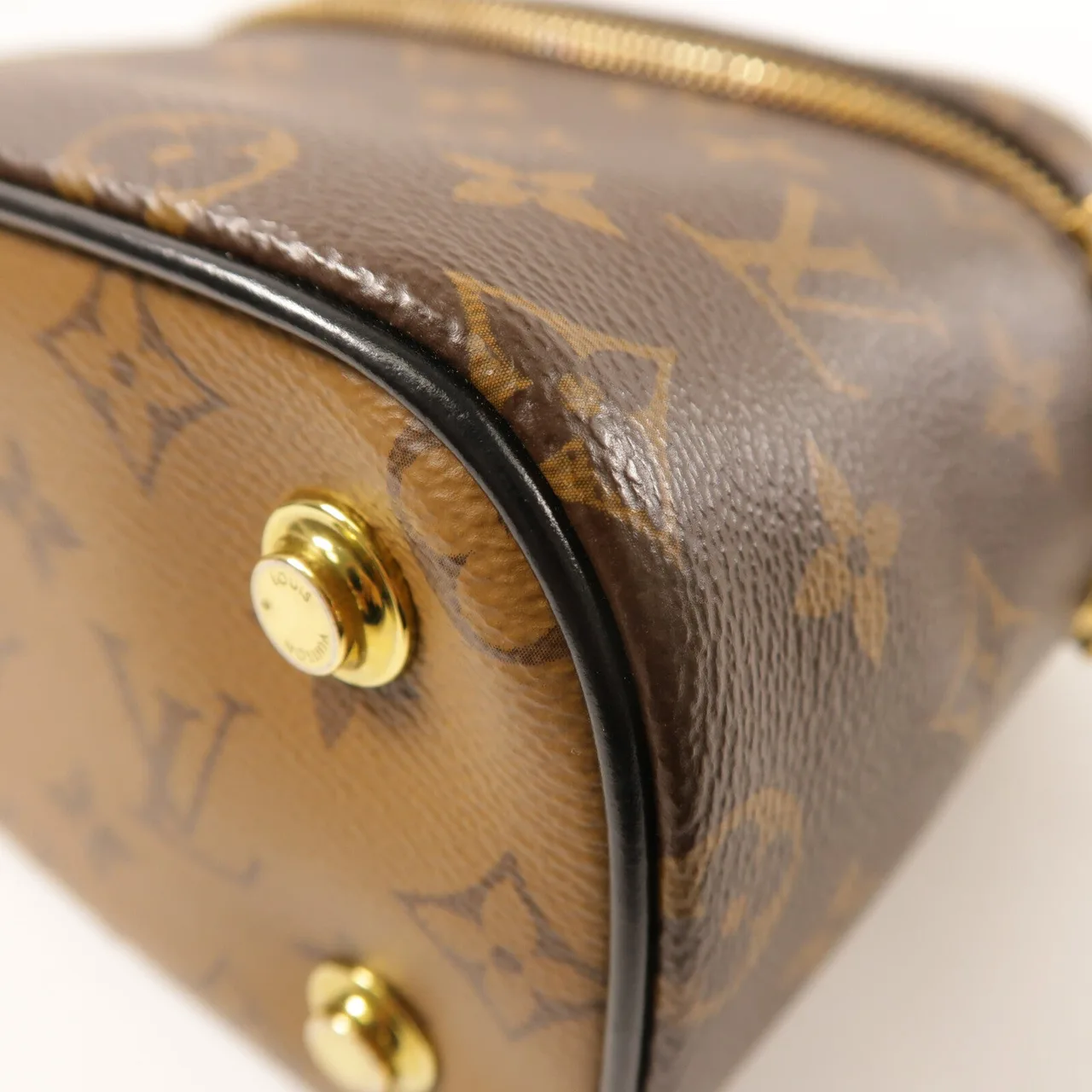 LOUIS VUITTON Vanity M45165 兩用包 塗層帆布 棕色 / Brown 塗層帆布 中古品A - 縮圖 10