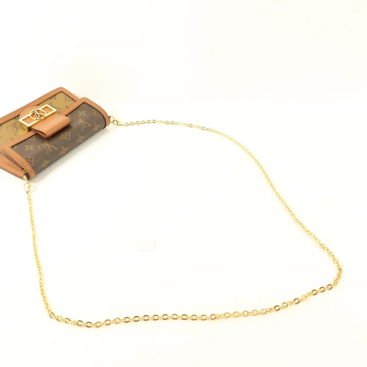 LOUIS VUITTON Dauphine M68746 Shoulder Bag Coated Canvas 棕色 / Brown Coated Canvas Rank B - Thumbnail 7