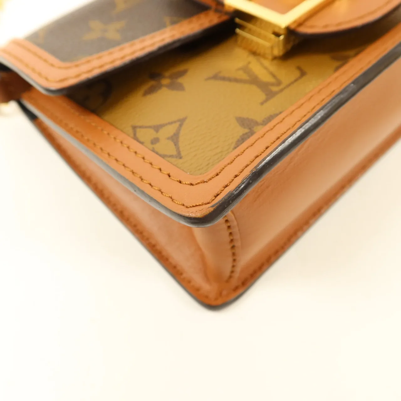 LOUIS VUITTON Dauphine M68746 Shoulder Bag Coated Canvas 棕色 / Brown Coated Canvas Rank B - Thumbnail 13