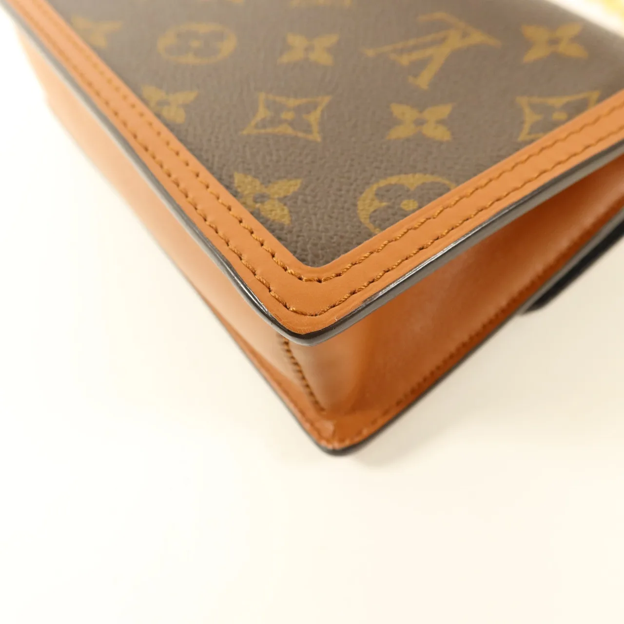 LOUIS VUITTON Dauphine M68746 Shoulder Bag Coated Canvas 棕色 / Brown Coated Canvas Rank B - Thumbnail 14