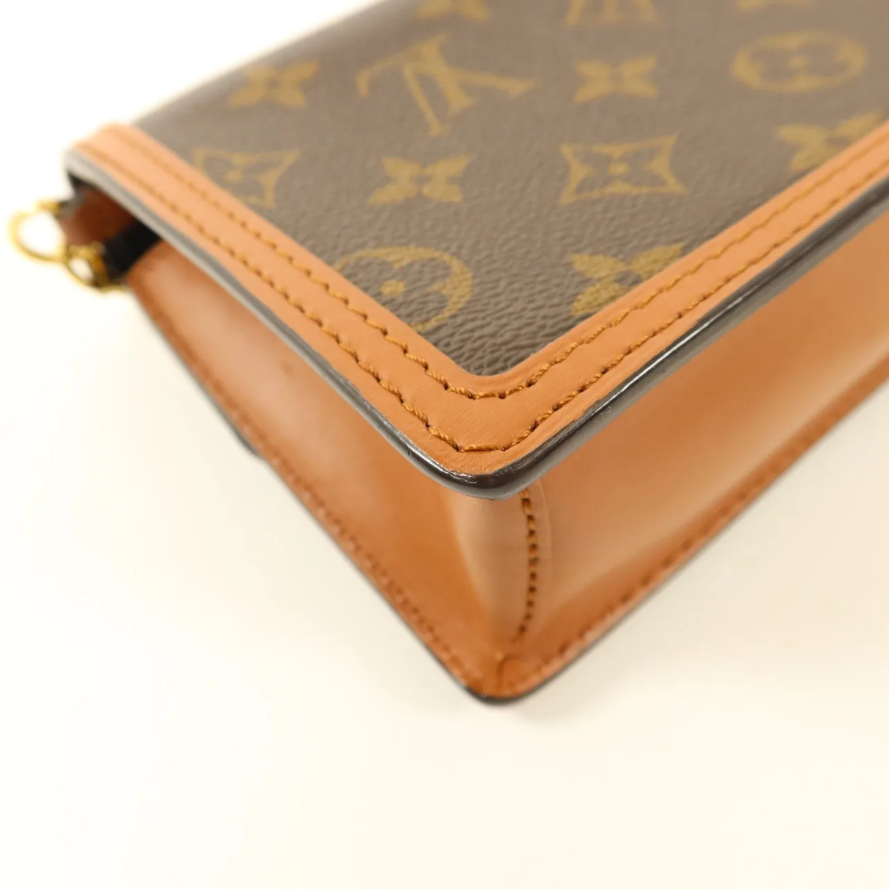 LOUIS VUITTON Dauphine M68746 Shoulder Bag Coated Canvas 棕色 / Brown Coated Canvas Rank B - Thumbnail 15