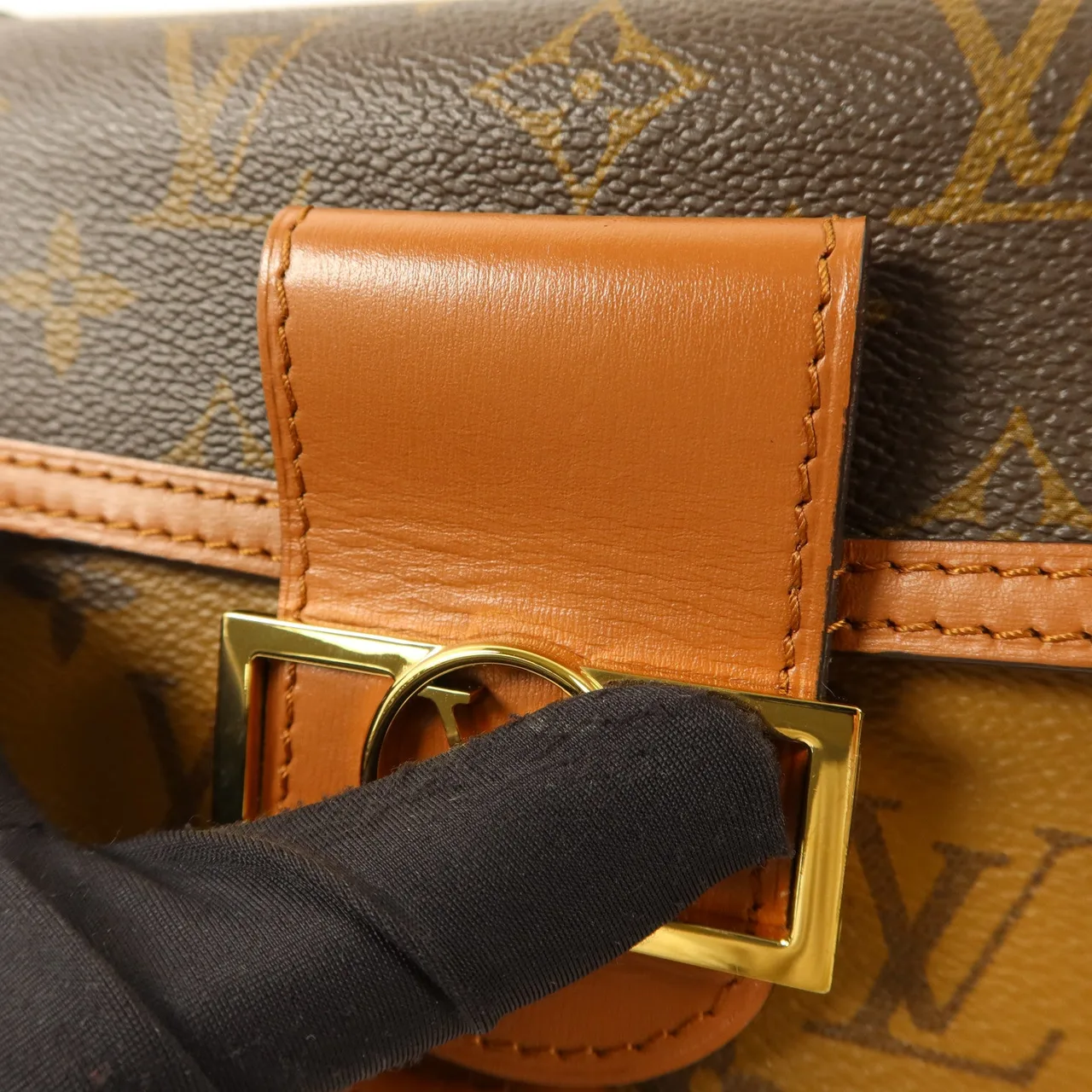 LOUIS VUITTON Dauphine M68746 Shoulder Bag Coated Canvas 棕色 / Brown Coated Canvas Rank B - Thumbnail 16