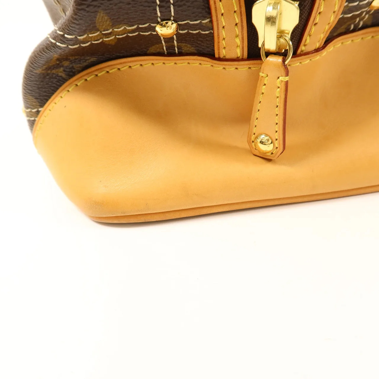 LOUIS VUITTON Riveting M40140 Shoulder Bag Coated Canvas 棕色 / Brown Coated Canvas Rank B - Thumbnail 16