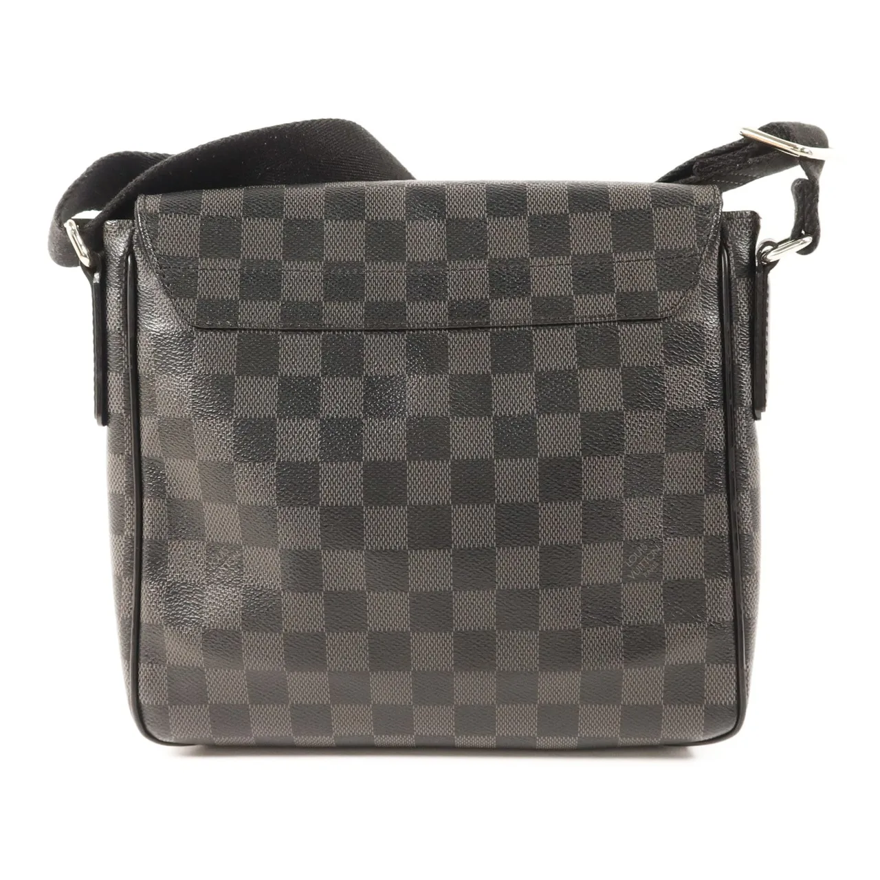 LOUIS VUITTON District N41260 Shoulder Bag Coated Canvas 黑色 / Black Coated Canvas Rank B - Thumbnail 2