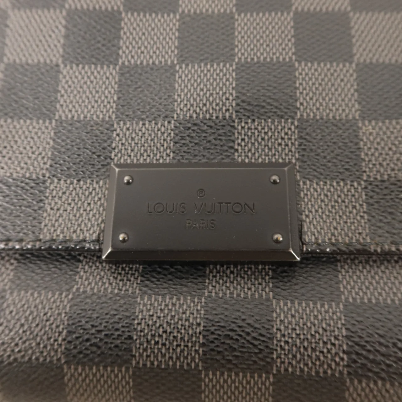 LOUIS VUITTON District N41260 Shoulder Bag Coated Canvas 黑色 / Black Coated Canvas Rank B - Thumbnail 9