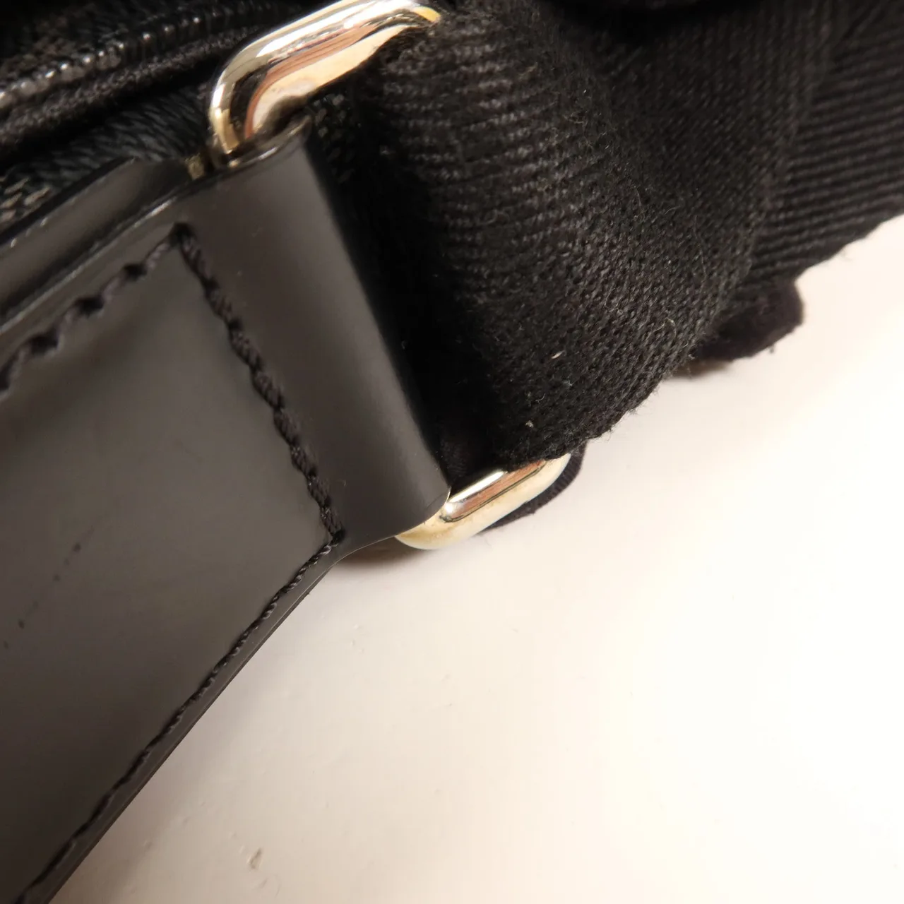 LOUIS VUITTON District N41260 Shoulder Bag Coated Canvas 黑色 / Black Coated Canvas Rank B - Thumbnail 11