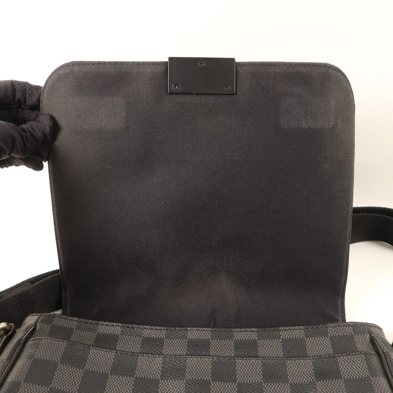 LOUIS VUITTON District N41260 Shoulder Bag Coated Canvas 黑色 / Black Coated Canvas Rank B - Thumbnail 12