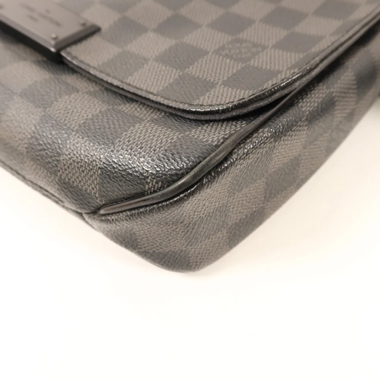 LOUIS VUITTON District N41260 Shoulder Bag Coated Canvas 黑色 / Black Coated Canvas Rank B - Thumbnail 13