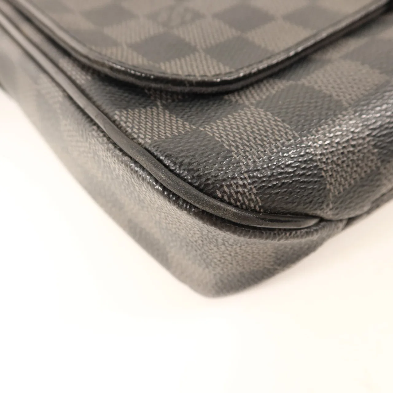 LOUIS VUITTON District N41260 Shoulder Bag Coated Canvas 黑色 / Black Coated Canvas Rank B - Thumbnail 14