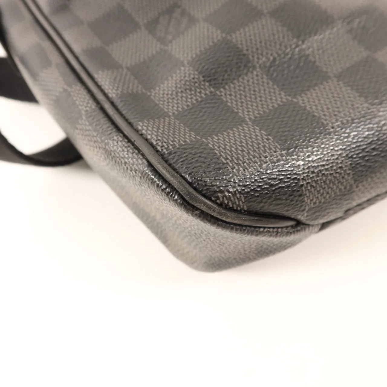 LOUIS VUITTON District N41260 Shoulder Bag Coated Canvas 黑色 / Black Coated Canvas Rank B - Thumbnail 16