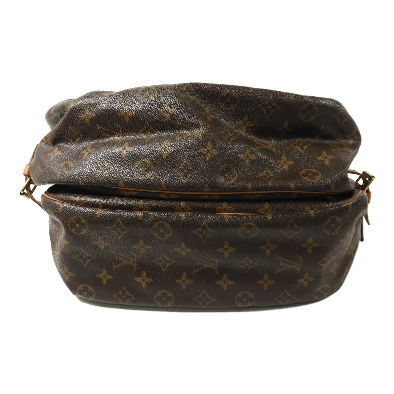 LOUIS VUITTON Saumur M42254 Shoulder Bag Coated Canvas 棕色 / Brown Coated Canvas Rank B - Thumbnail 4