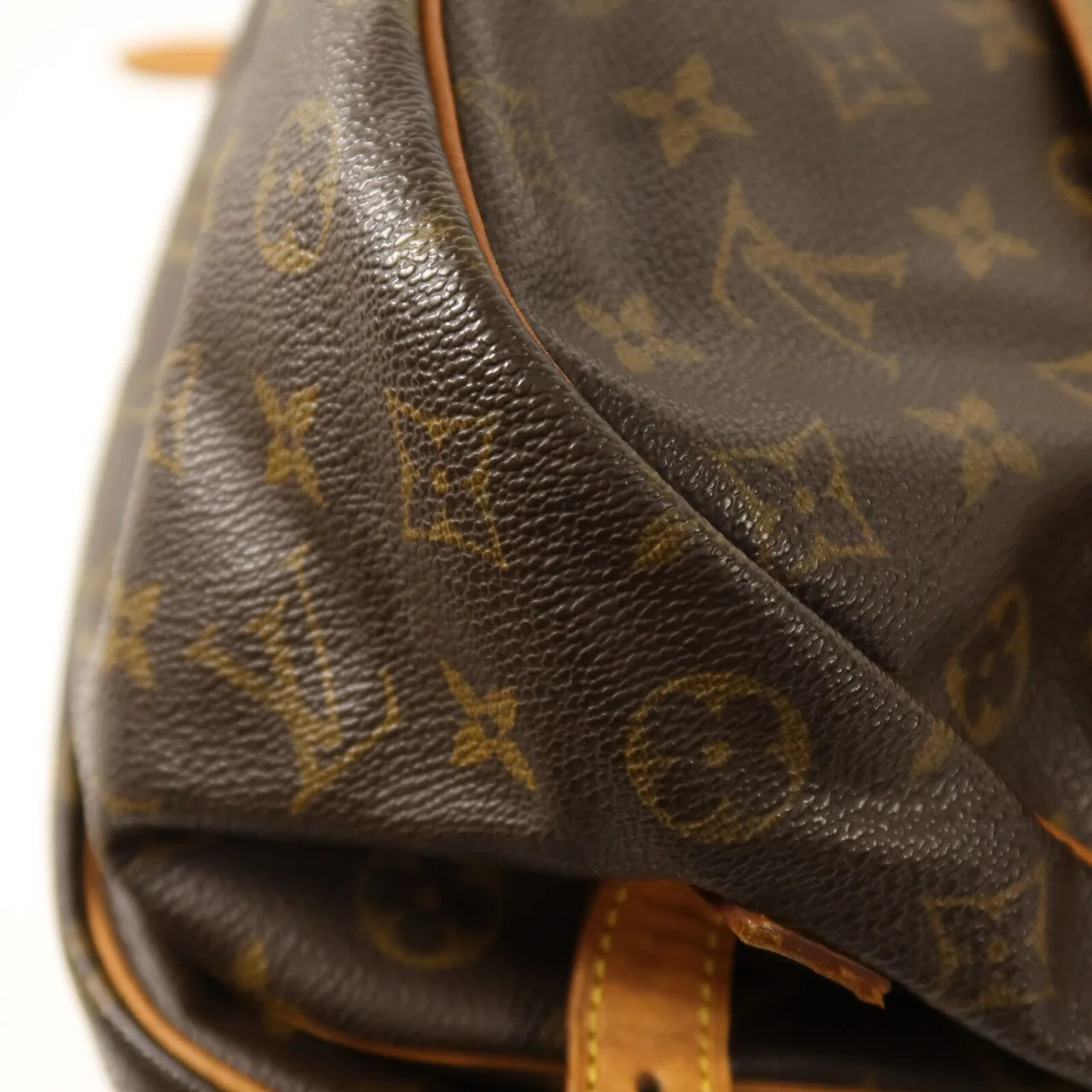 LOUIS VUITTON Saumur M42254 Shoulder Bag Coated Canvas 棕色 / Brown Coated Canvas Rank B - Thumbnail 12