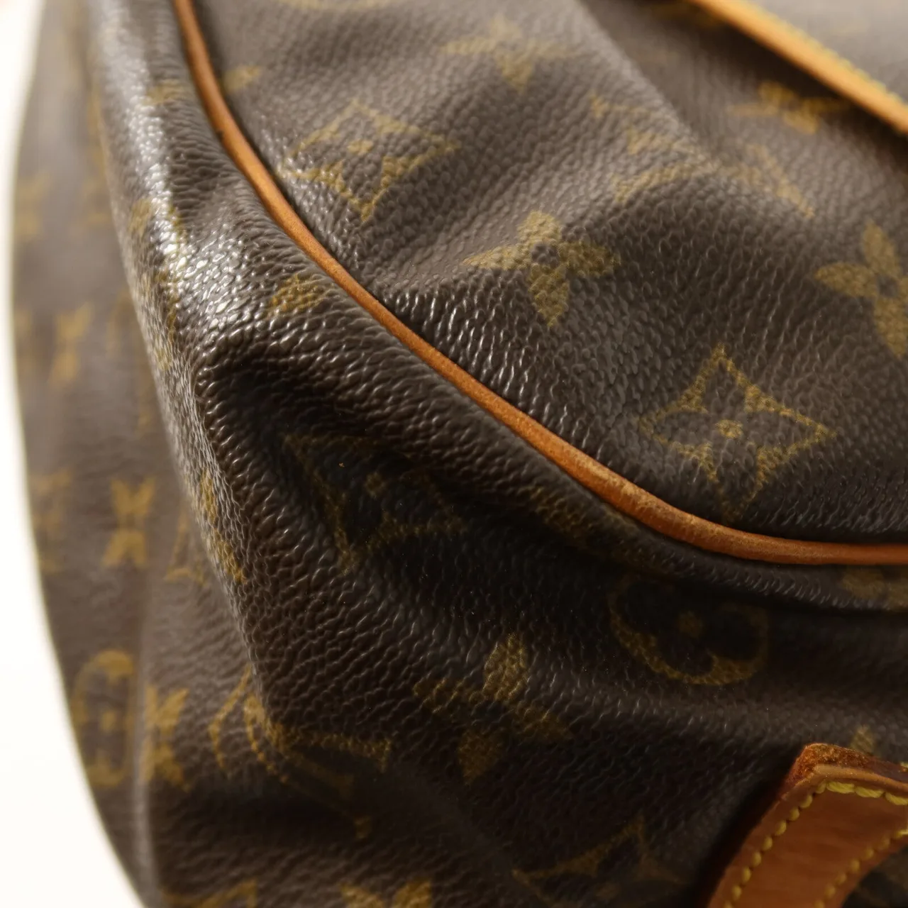 LOUIS VUITTON Saumur M42254 Shoulder Bag Coated Canvas 棕色 / Brown Coated Canvas Rank B - Thumbnail 14
