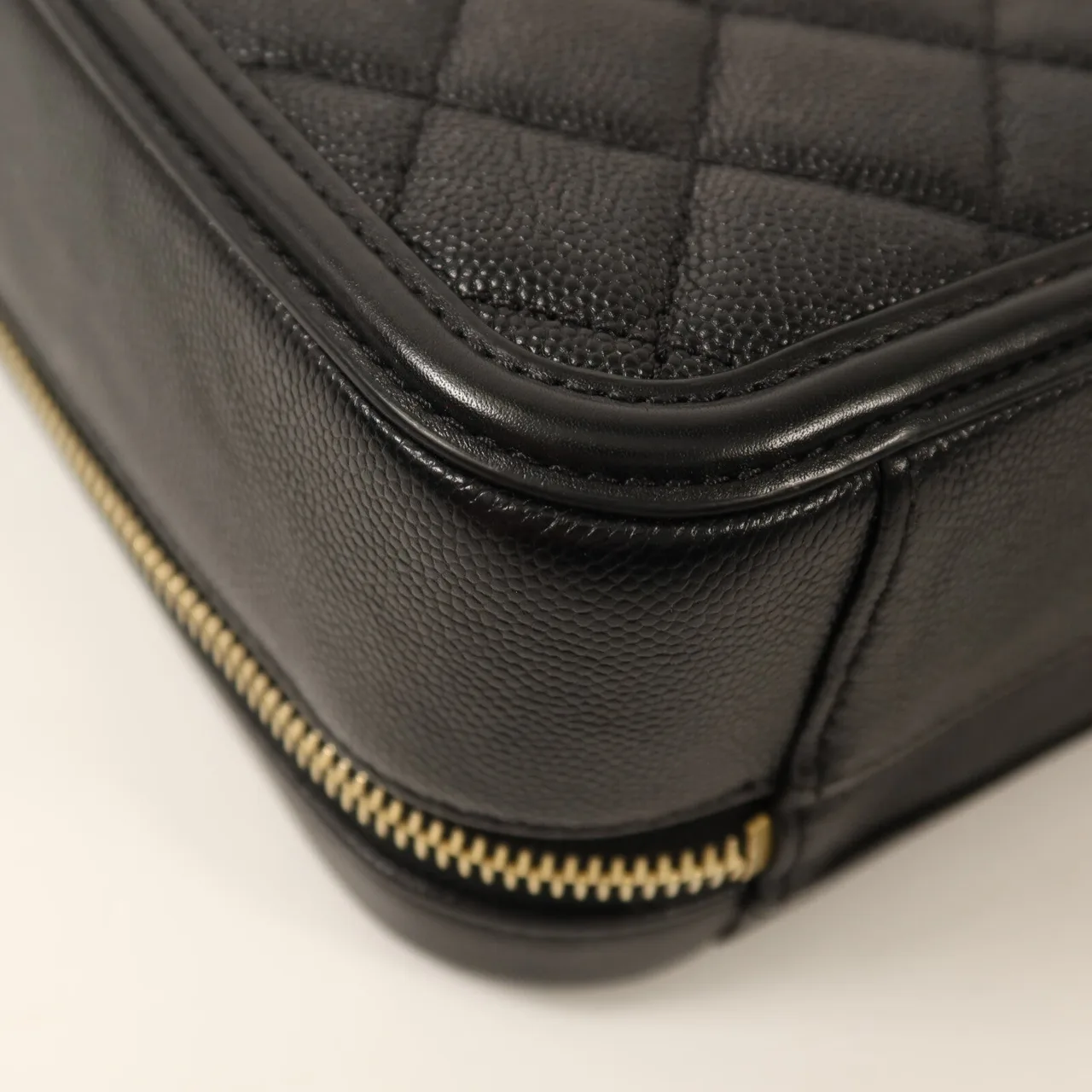 LOUIS VUITTON Vanity A93343 2-Way Bag Calfskin 黑色 Calfskin Rank A - Thumbnail 15