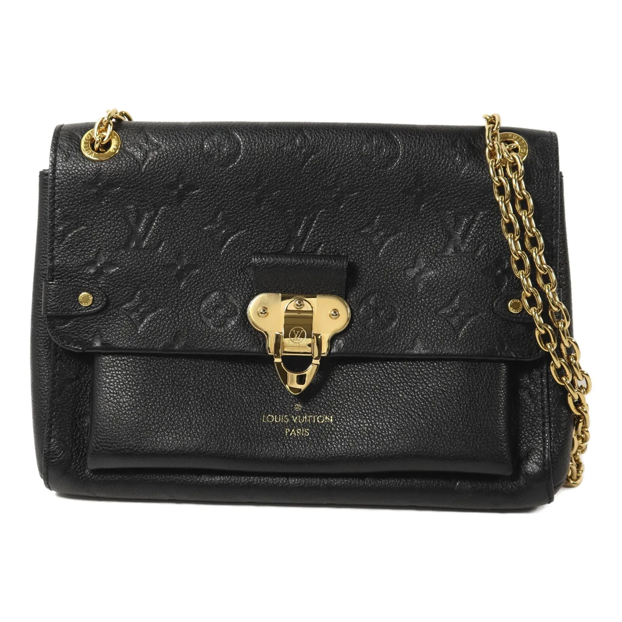 LOUIS VUITTON Vavin M44151 Shoulder Bag Calfskin 黑色