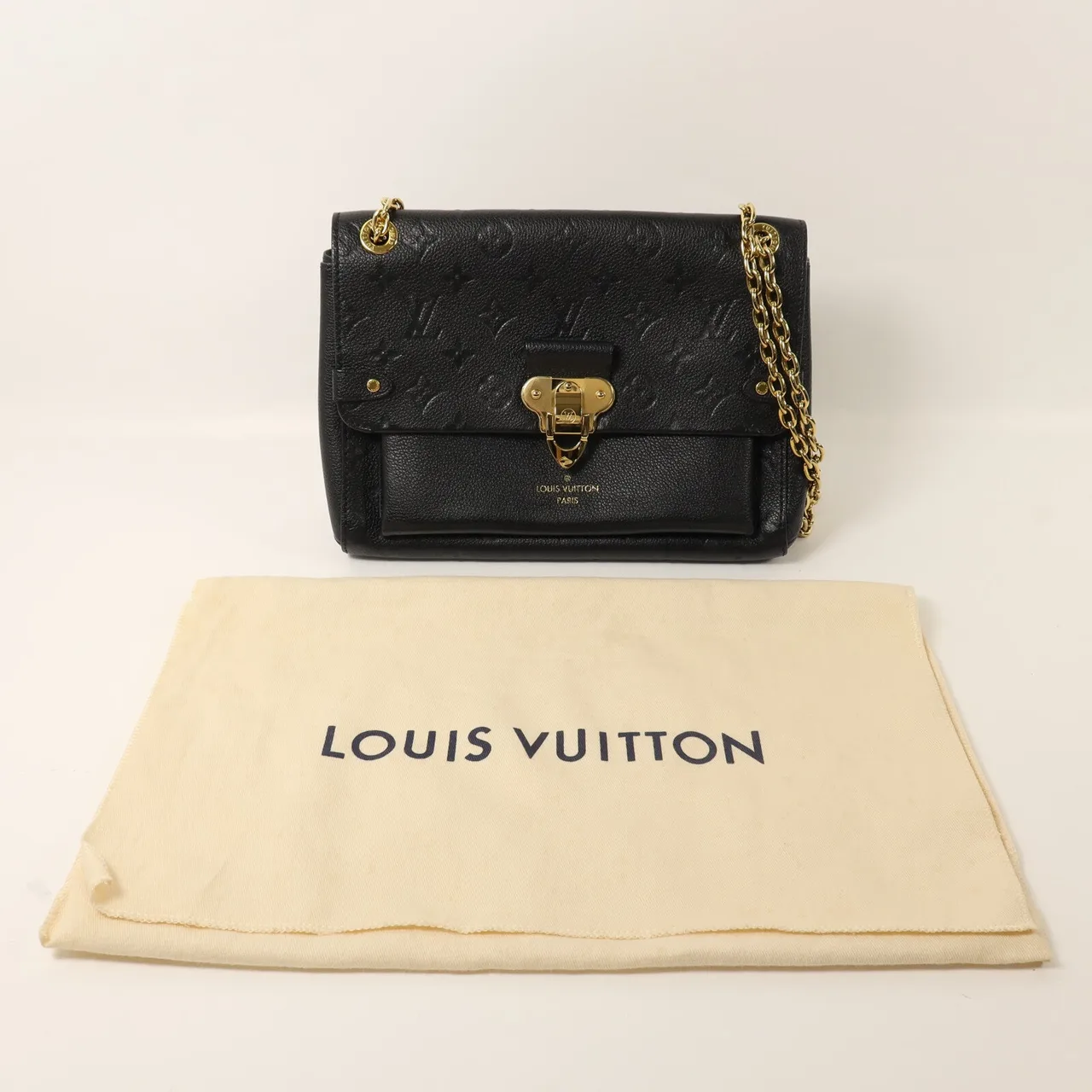 LOUIS VUITTON Vavin M44151 Shoulder Bag Calfskin 黑色 Calfskin Rank A - Thumbnail 8