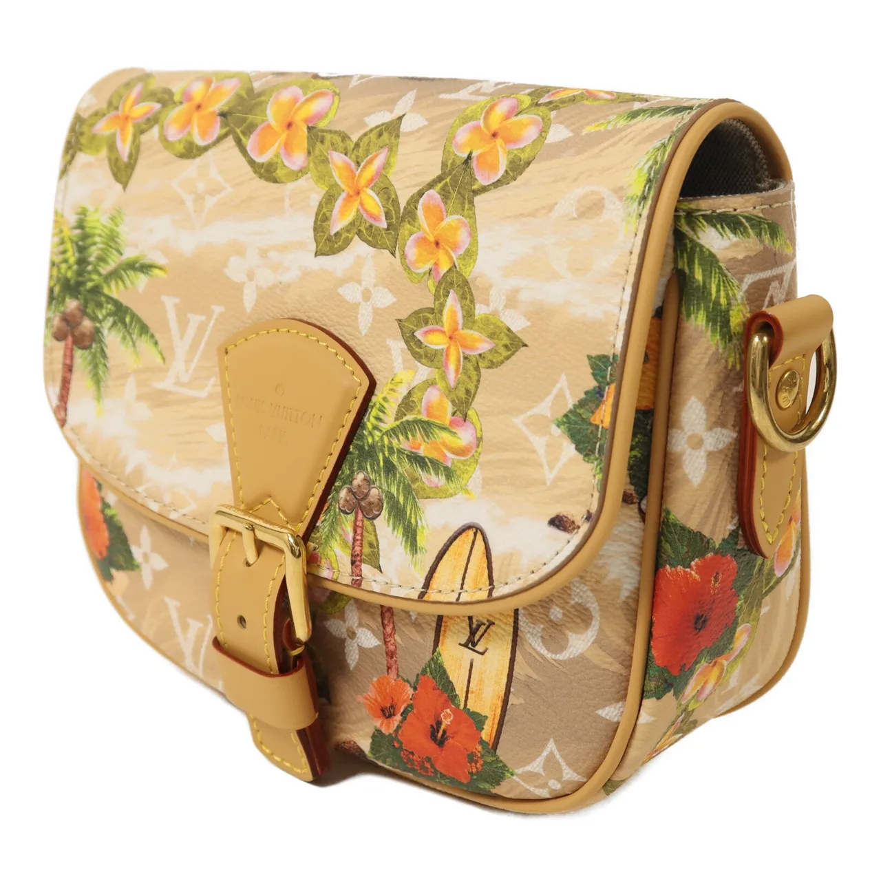 LOUIS VUITTON Montsouris M24986 肩背包 塗層帆布 多種顏色 塗層帆布 中古品A - 縮圖 3