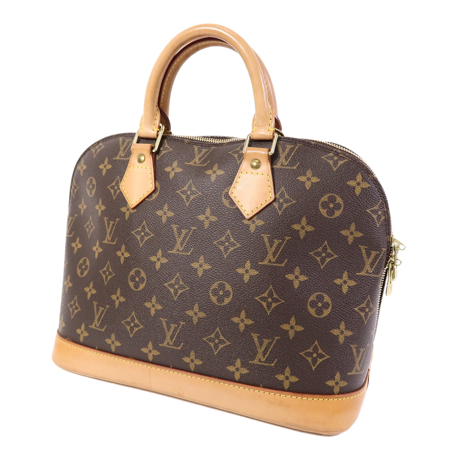 LOUIS VUITTON Alma M53151 Handbag Coated Canvas 3