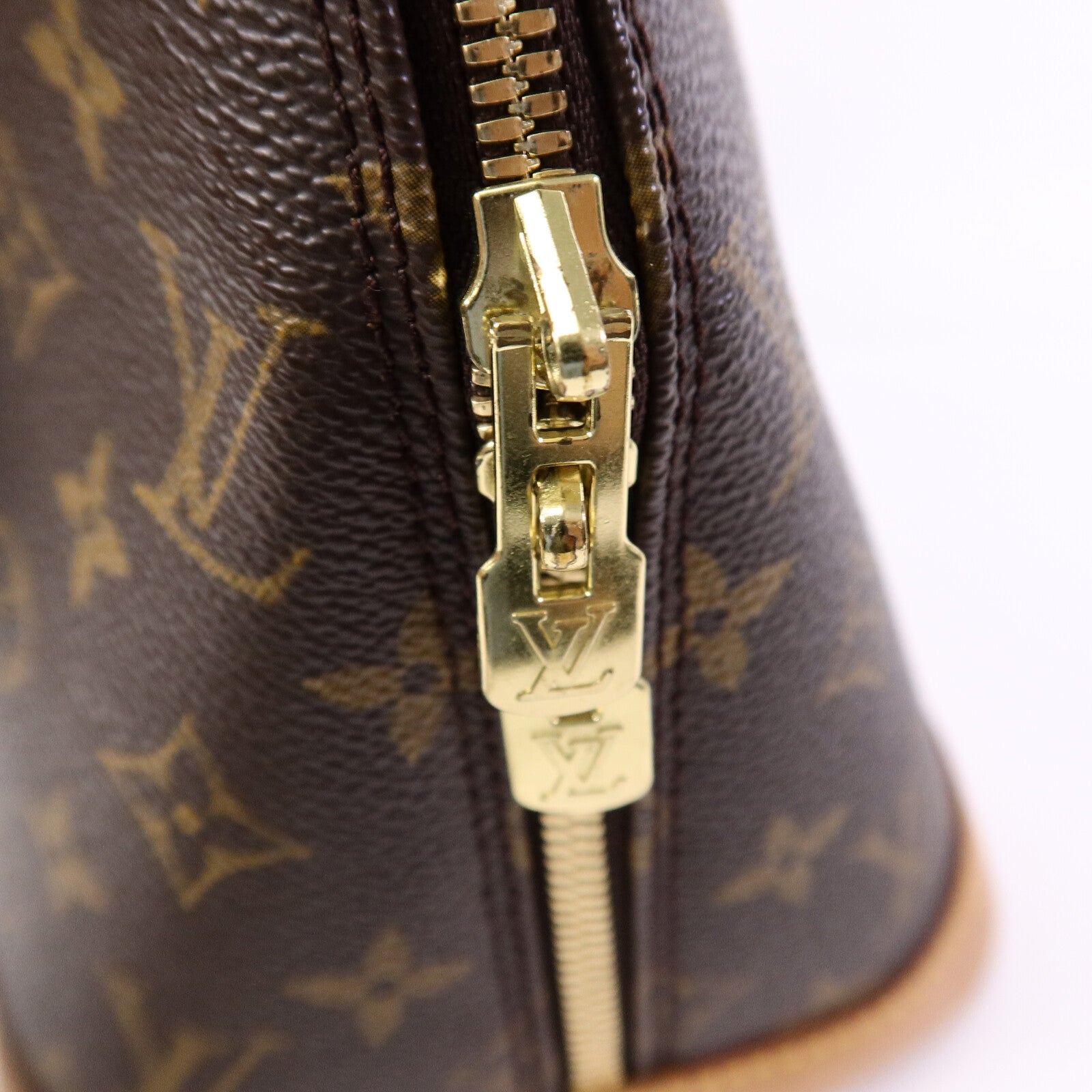 LOUIS VUITTON Alma M53151 Handbag Coated Canvas 7