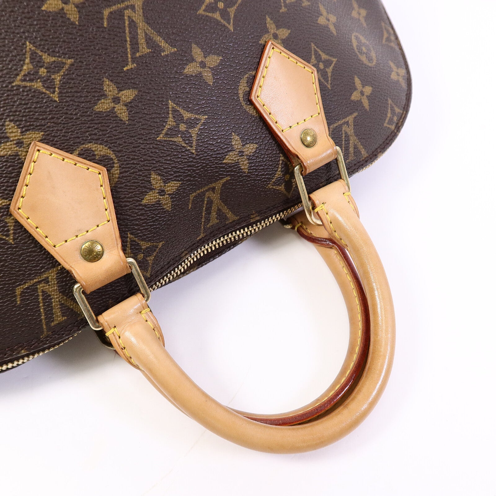 LOUIS VUITTON Alma M53151 Handbag Coated Canvas 9