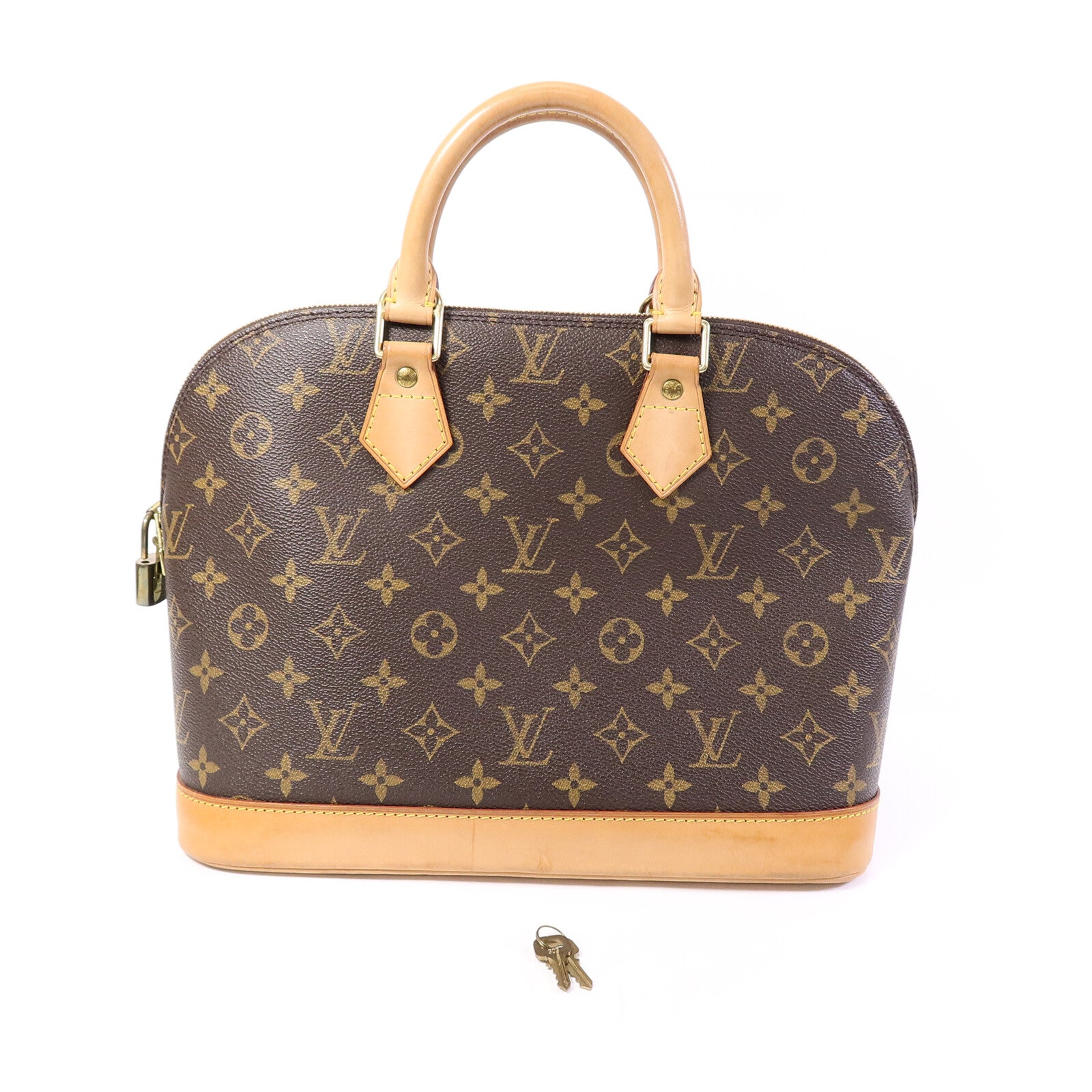 LOUIS VUITTON Alma M53151 Handbag Coated Canvas 10