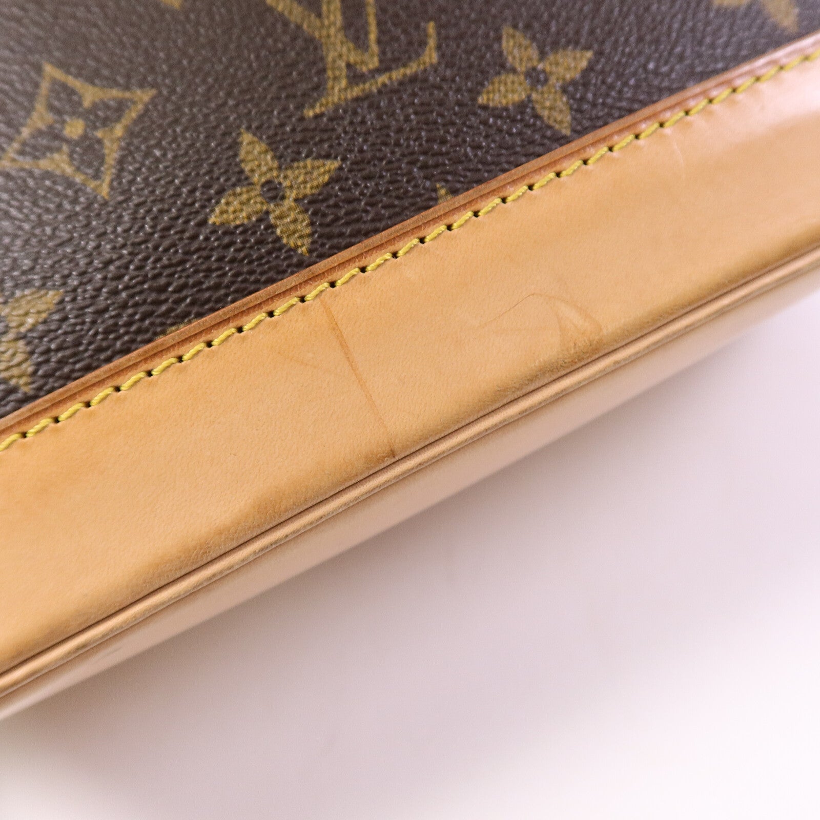 LOUIS VUITTON Alma M53151 Handbag Coated Canvas 18