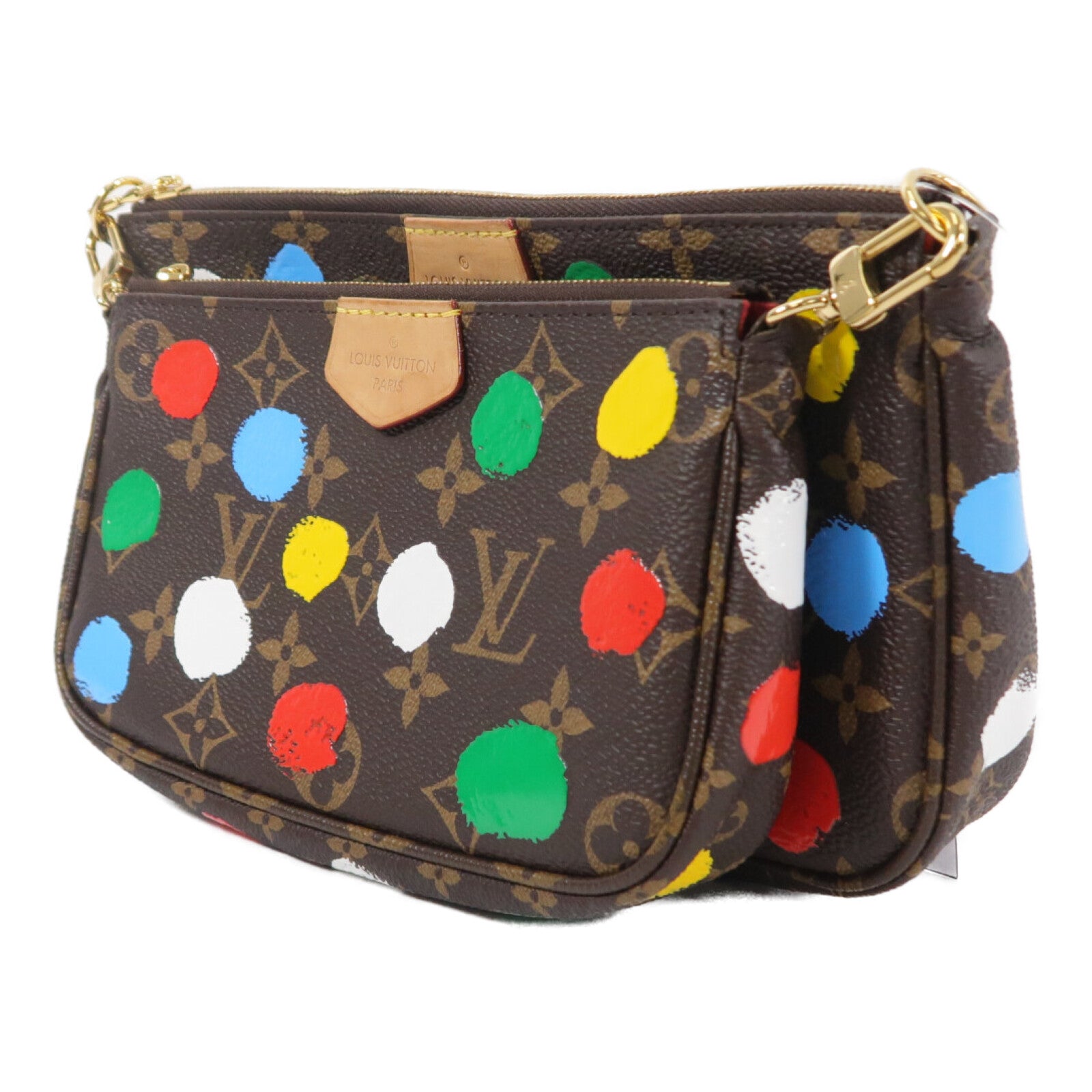LOUIS VUITTON Multi Pochette M46385 兩用包 塗層帆布 3
