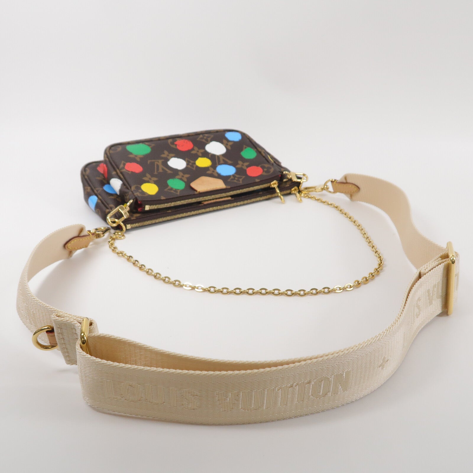 LOUIS VUITTON Multi Pochette M46385 2-Way Bag Coated Canvas 10