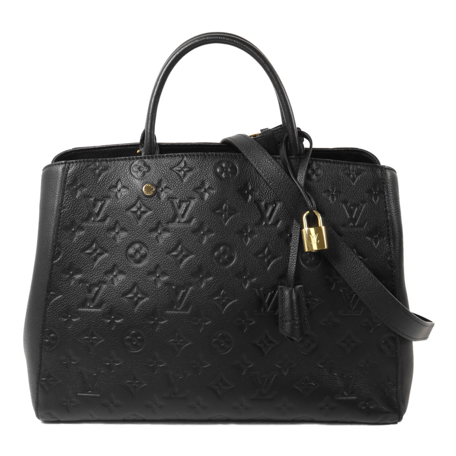 LOUIS VUITTON Montaigne M41069 2-Way Bag Calfskin