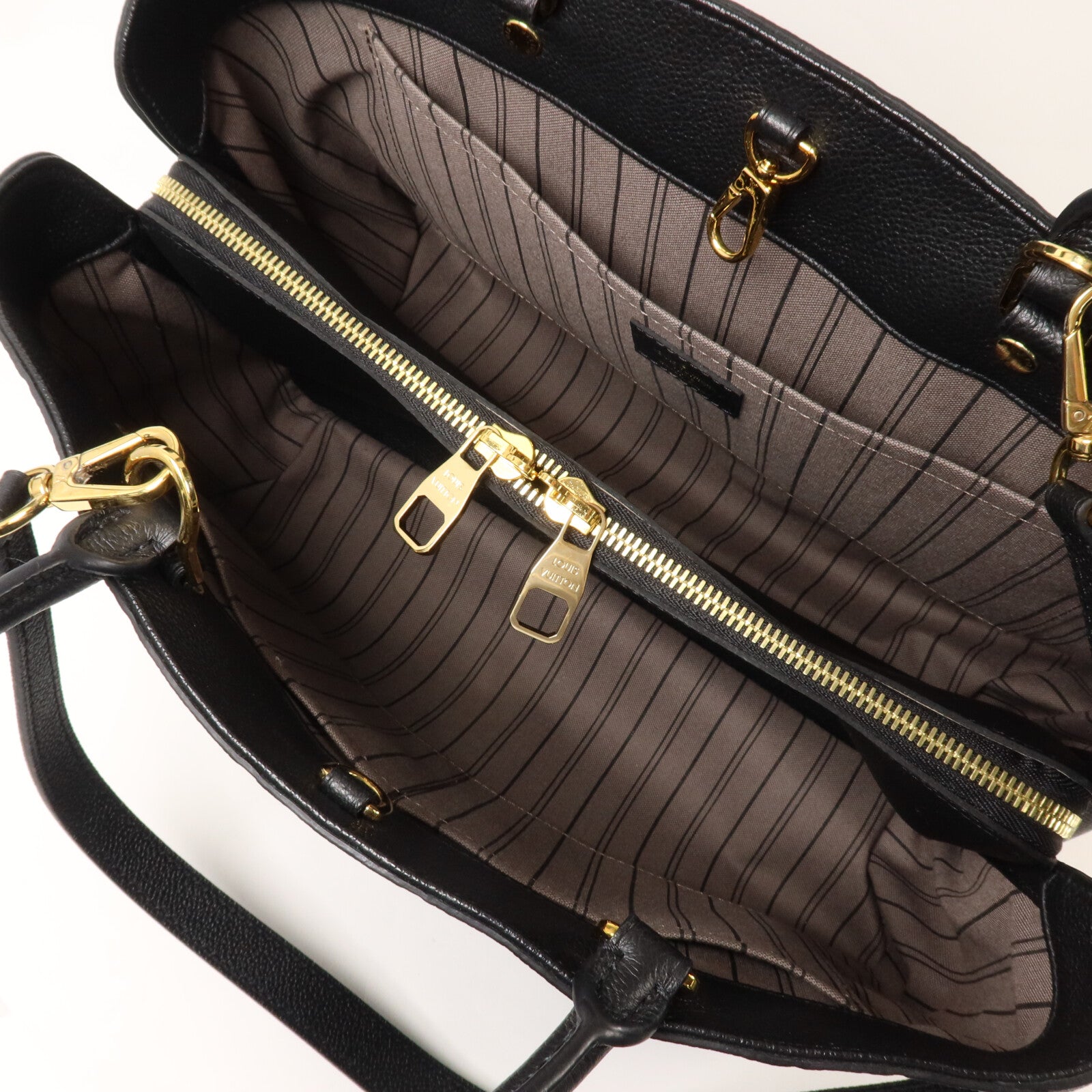 LOUIS VUITTON Montaigne M41069 2-Way Bag Calfskin 5