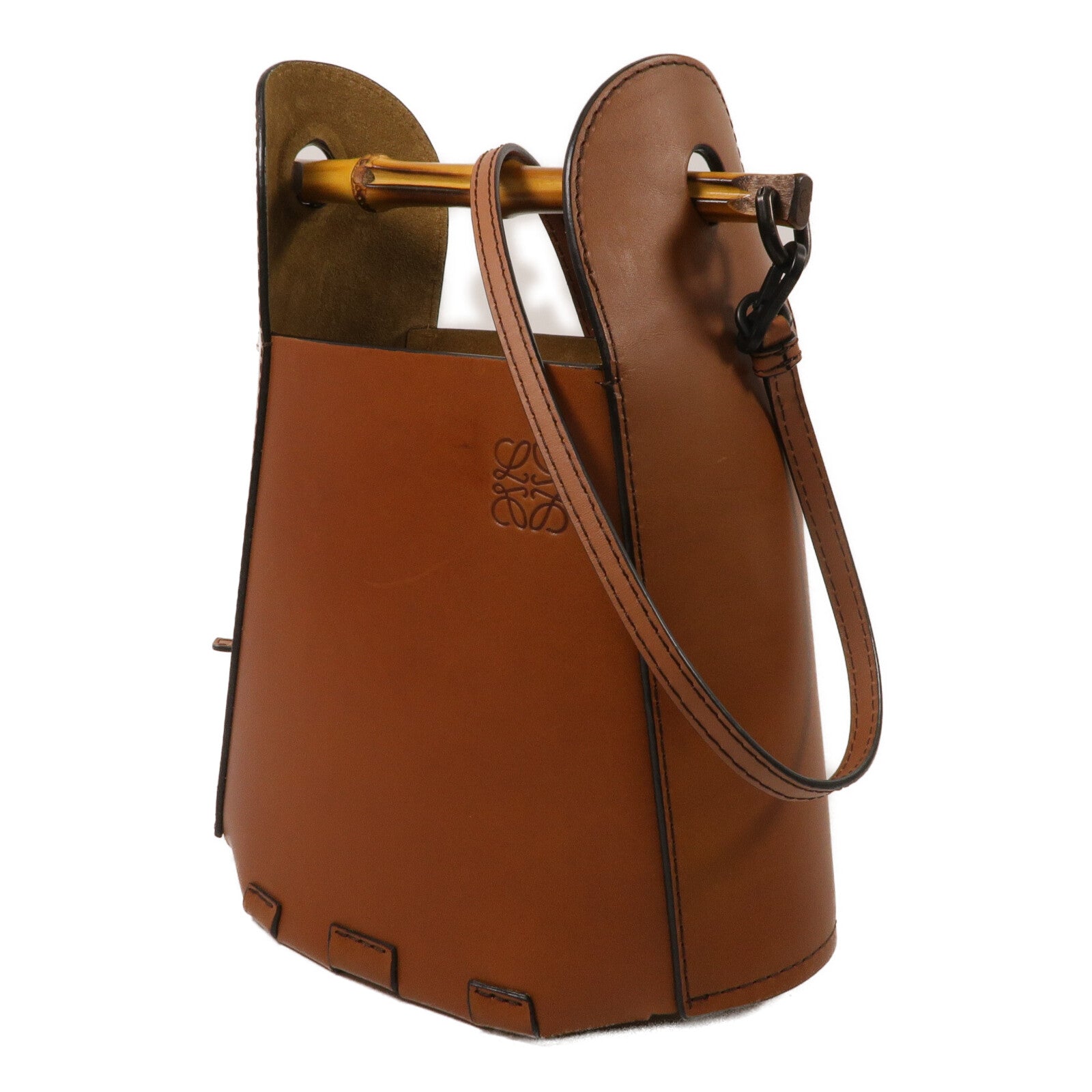 LOUIS VUITTON Bucket 兩用包 牛皮 2