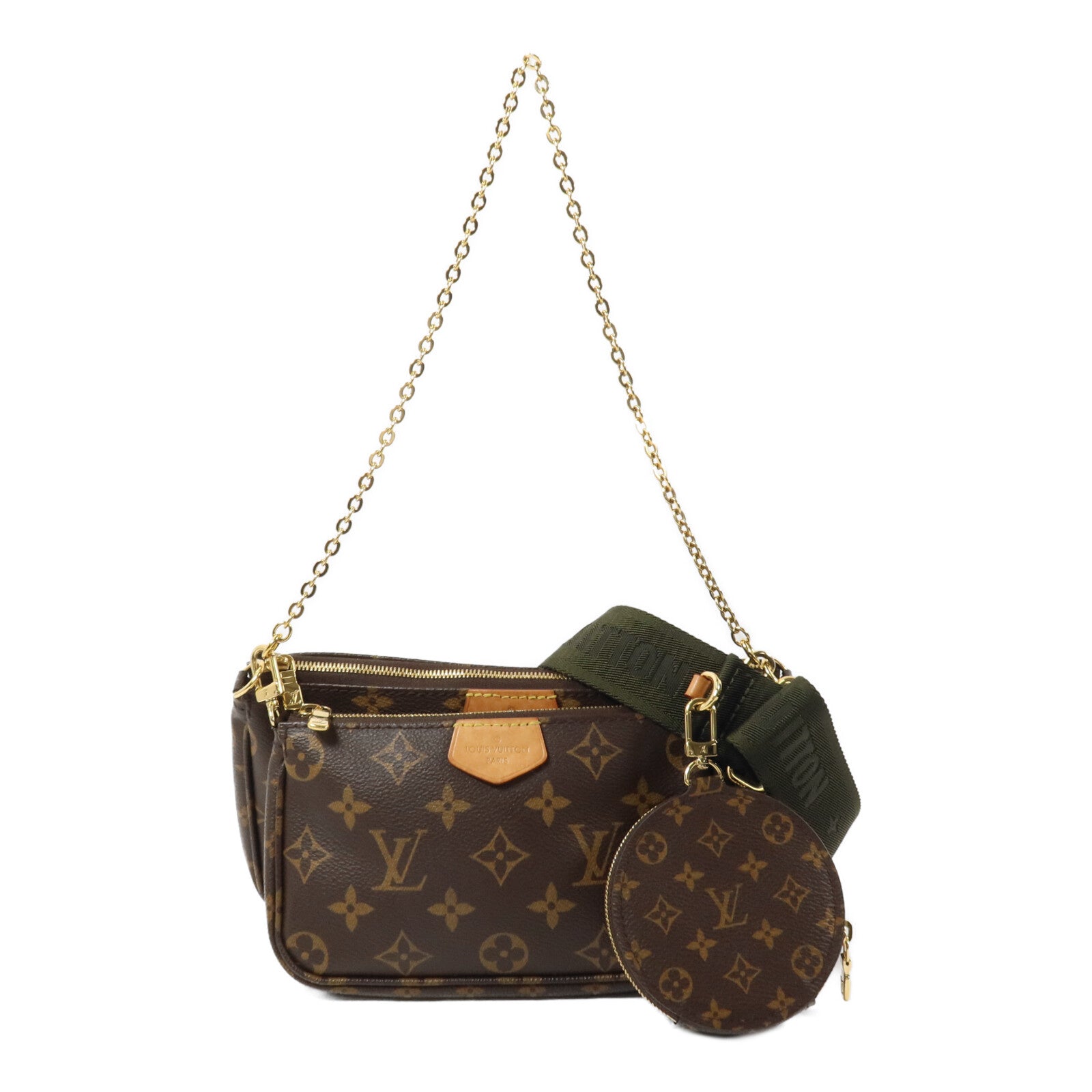 LOUIS VUITTON Multi Pochette M44813 2-Way Bag Coated Canvas
