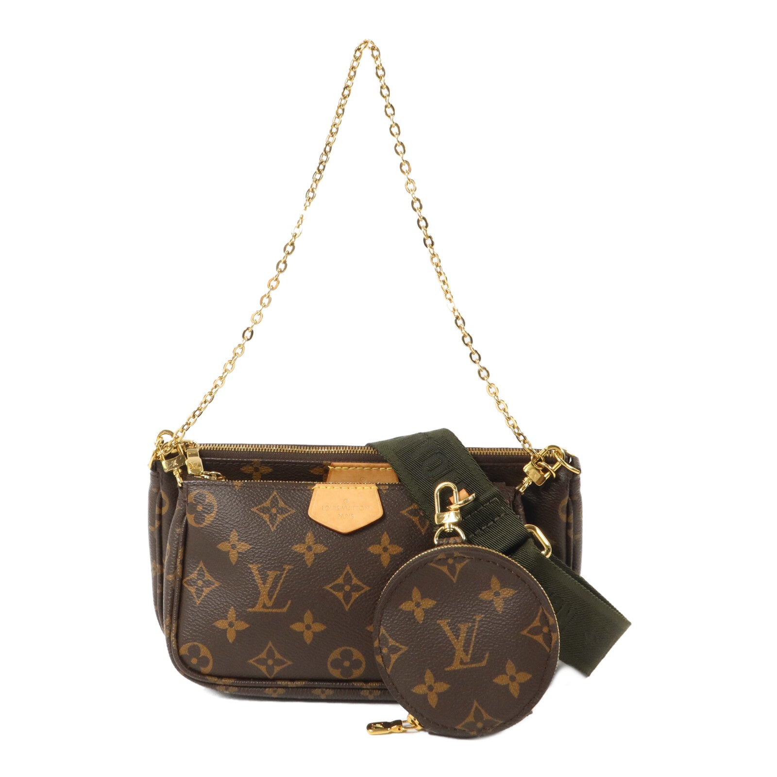 LOUIS VUITTON Multi Pochette M44813 2-Way Bag Coated Canvas