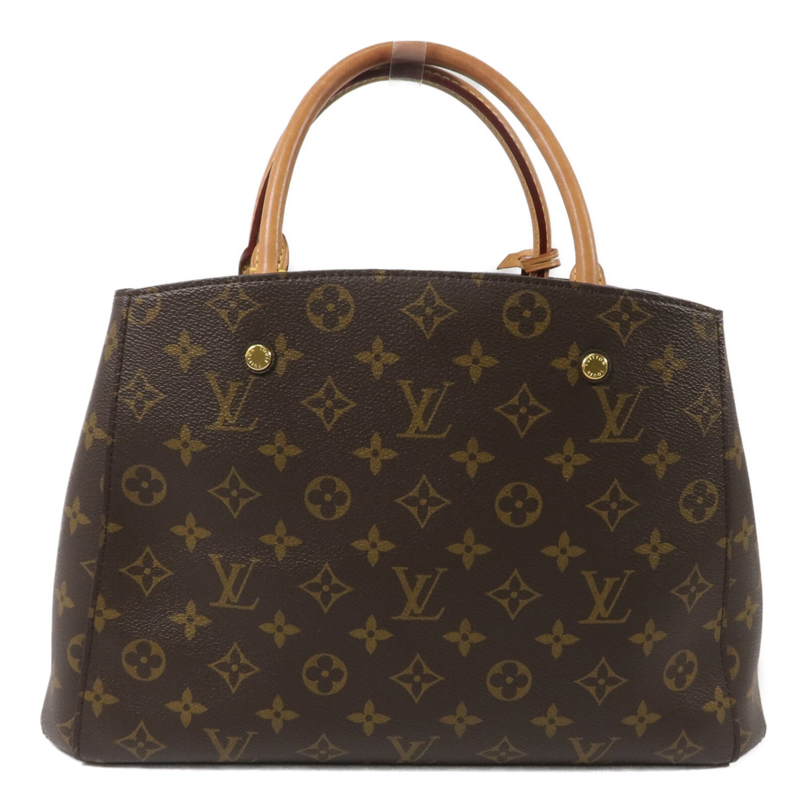 LOUIS VUITTON Montaigne M41056 2-Way Bag Coated Canvas 2