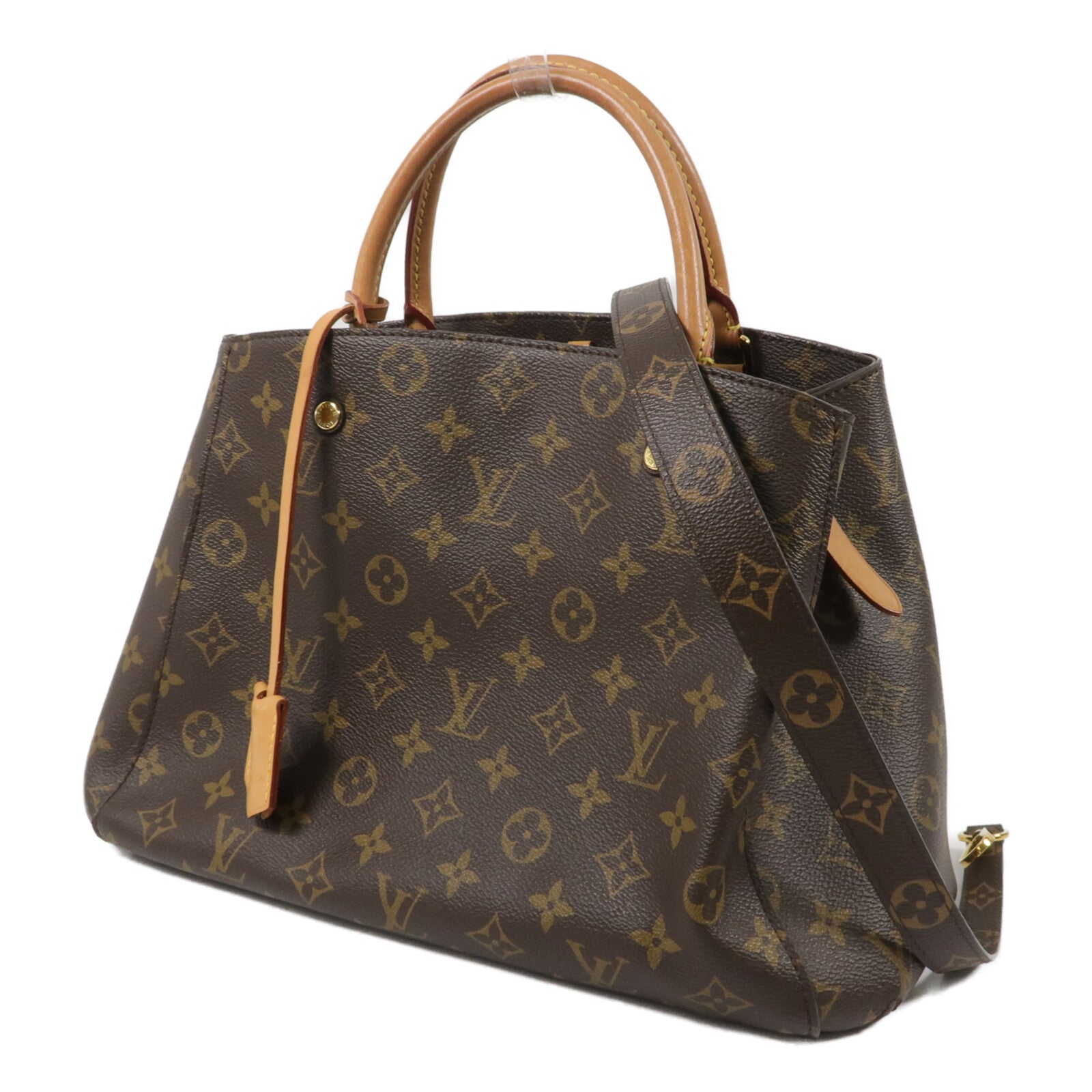 LOUIS VUITTON Montaigne M41056 2-Way Bag Coated Canvas 3