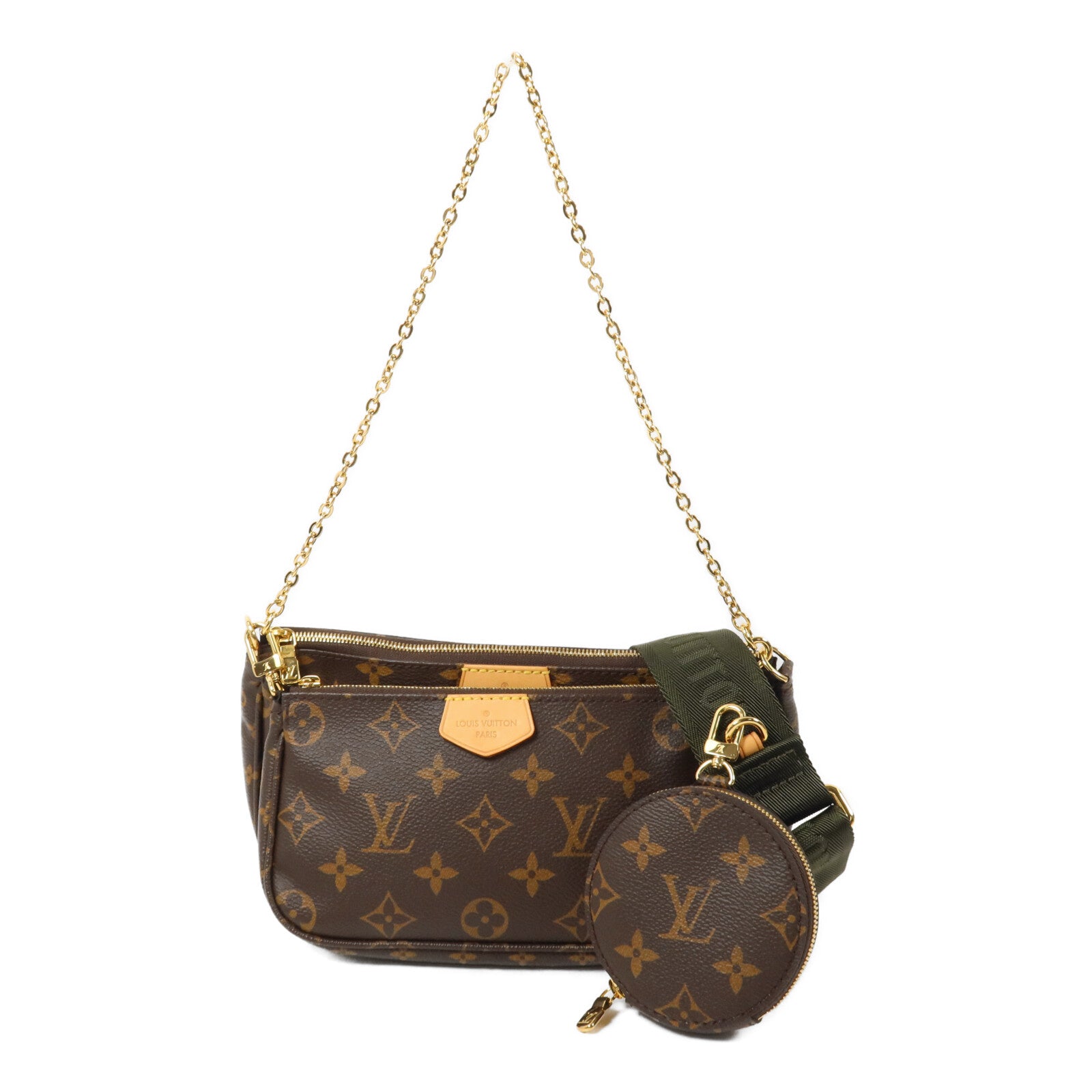 LOUIS VUITTON Multi Pochette M44813 2-Way Bag Coated Canvas