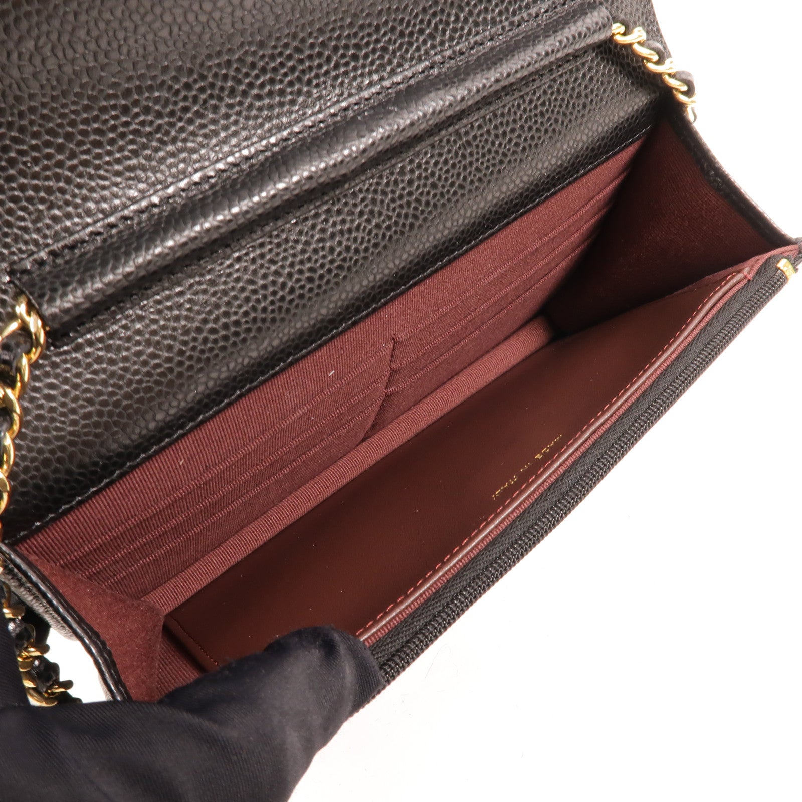 LOUIS VUITTON WOC Shoulder Bag Calfskin 5