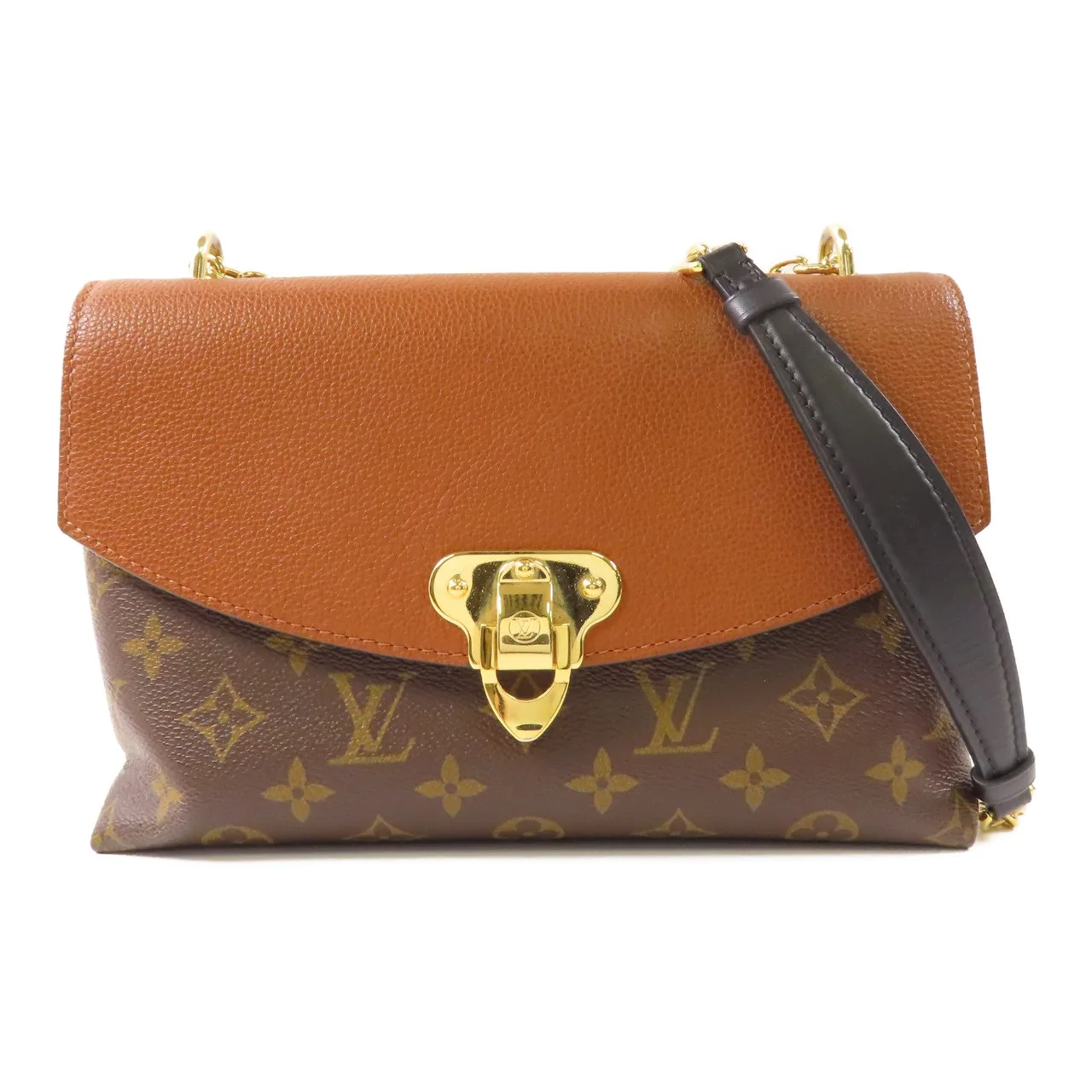 LOUIS VUITTON Saint Placide M43486 Shoulder Bag Coated Canvas 棕色 / Brown