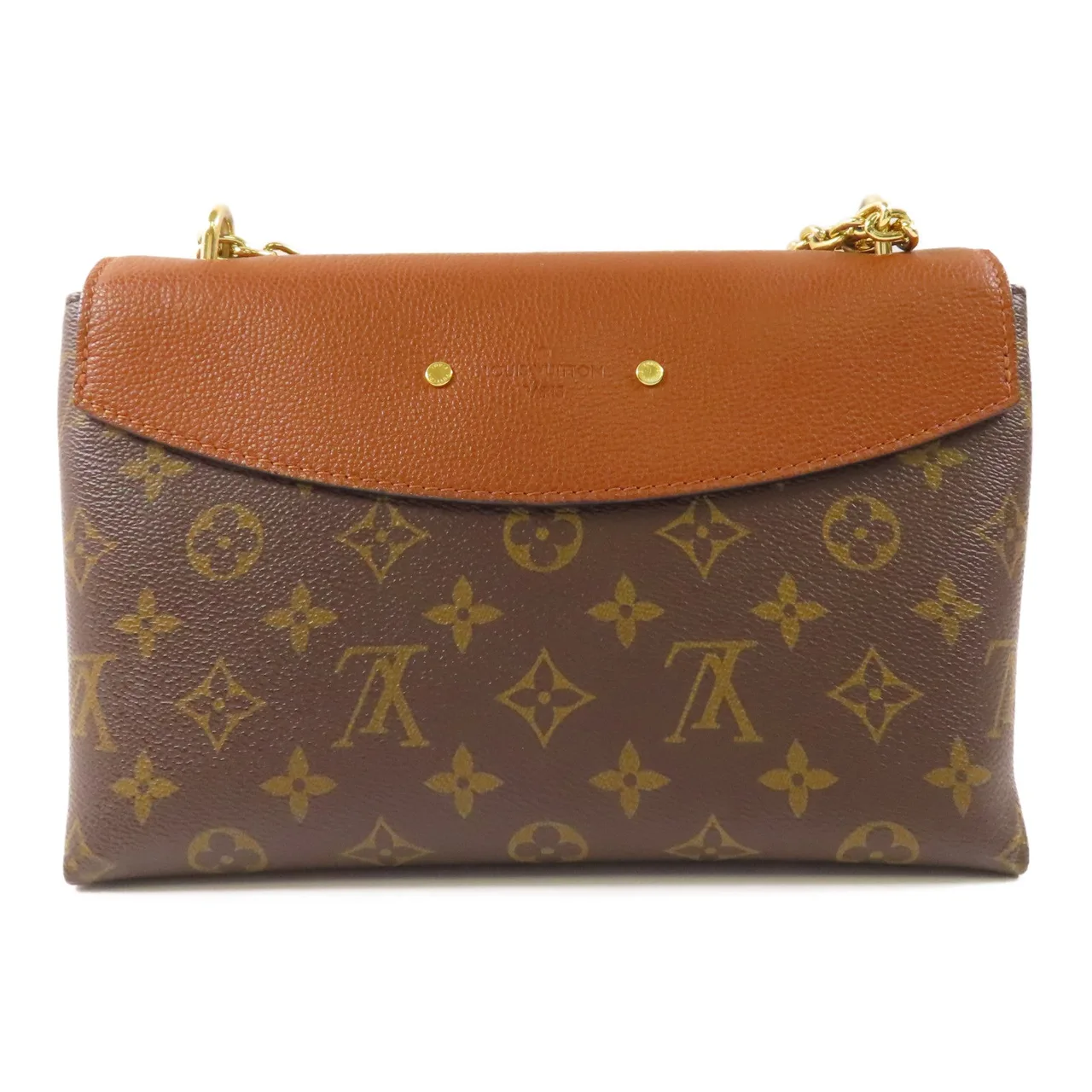 LOUIS VUITTON Saint Placide M43486 肩背包 塗層帆布 棕色 / Brown 塗層帆布 中古品A - 縮圖 2