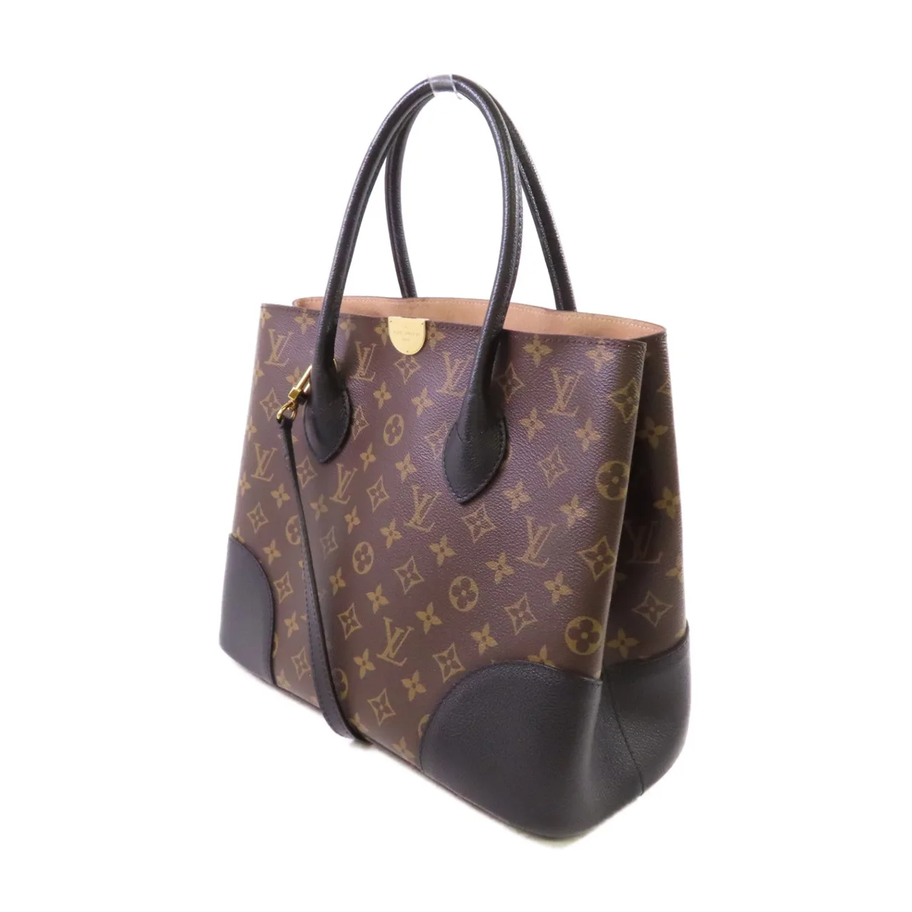 LOUIS VUITTON Flandrin M41595 兩用包 塗層帆布 棕色 / 黑色 塗層帆布 中古品B - 縮圖 3