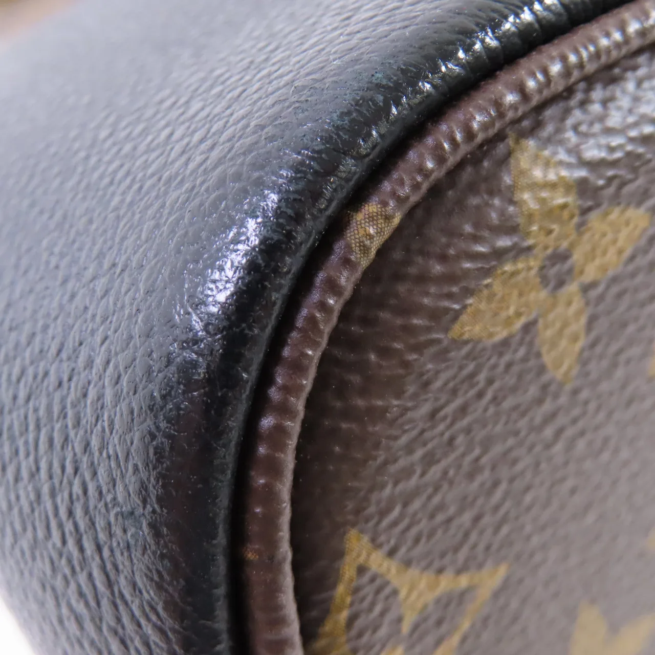 LOUIS VUITTON Flandrin M41595 兩用包 塗層帆布 棕色 / 黑色 塗層帆布 中古品B - 縮圖 13