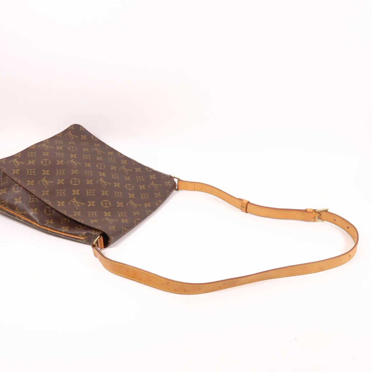 LOUIS VUITTON Musette M51256 肩背包 塗層帆布 棕色 / Brown 塗層帆布 中古品B - 縮圖 8
