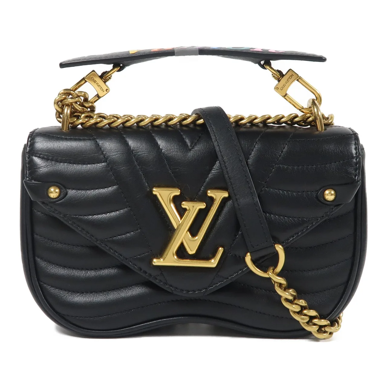 LOUIS VUITTON New Wave M51683 2-Way Bag Calfskin 黑色 / Black