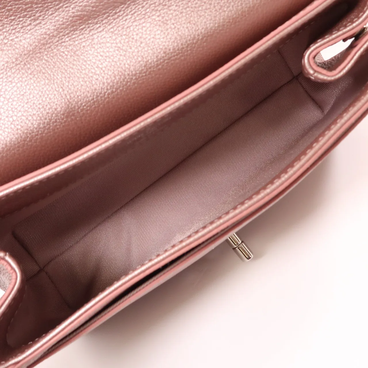 LOUIS VUITTON Lock Me M42866 兩用包 牛皮 粉色 / Pink 牛皮 中古品B - 縮圖 10