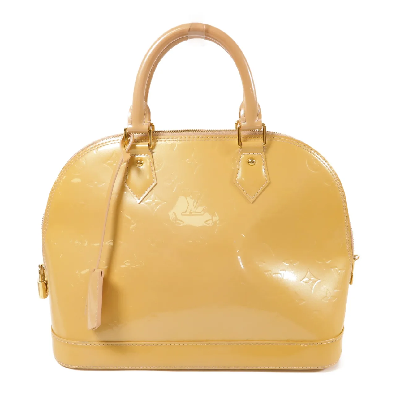 LOUIS VUITTON Alma M91583 手提包 皮革 黃色 / Yellow